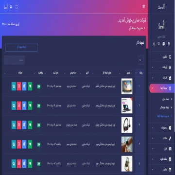مدیریت نمونه کار